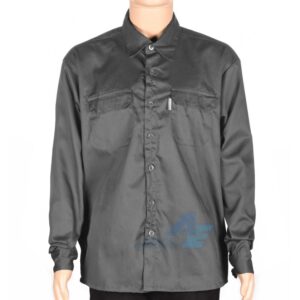 camisa de trabajo de gabardina